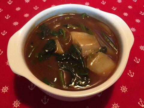 市販のルーをアレンジ！簡単ほうれん草カレー